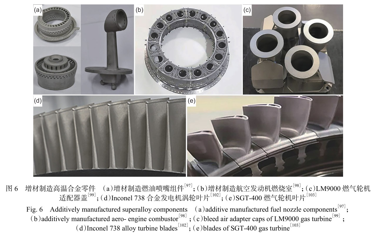 增材制造鎳基高溫合金在航空發(fā)動機(jī)與燃?xì)廨啓C(jī)中的研究應(yīng)用進(jìn)展