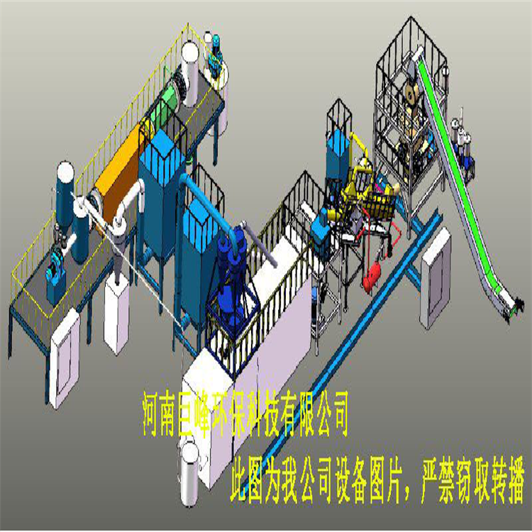 廢舊鋰電池回收處理設(shè)備流程圖