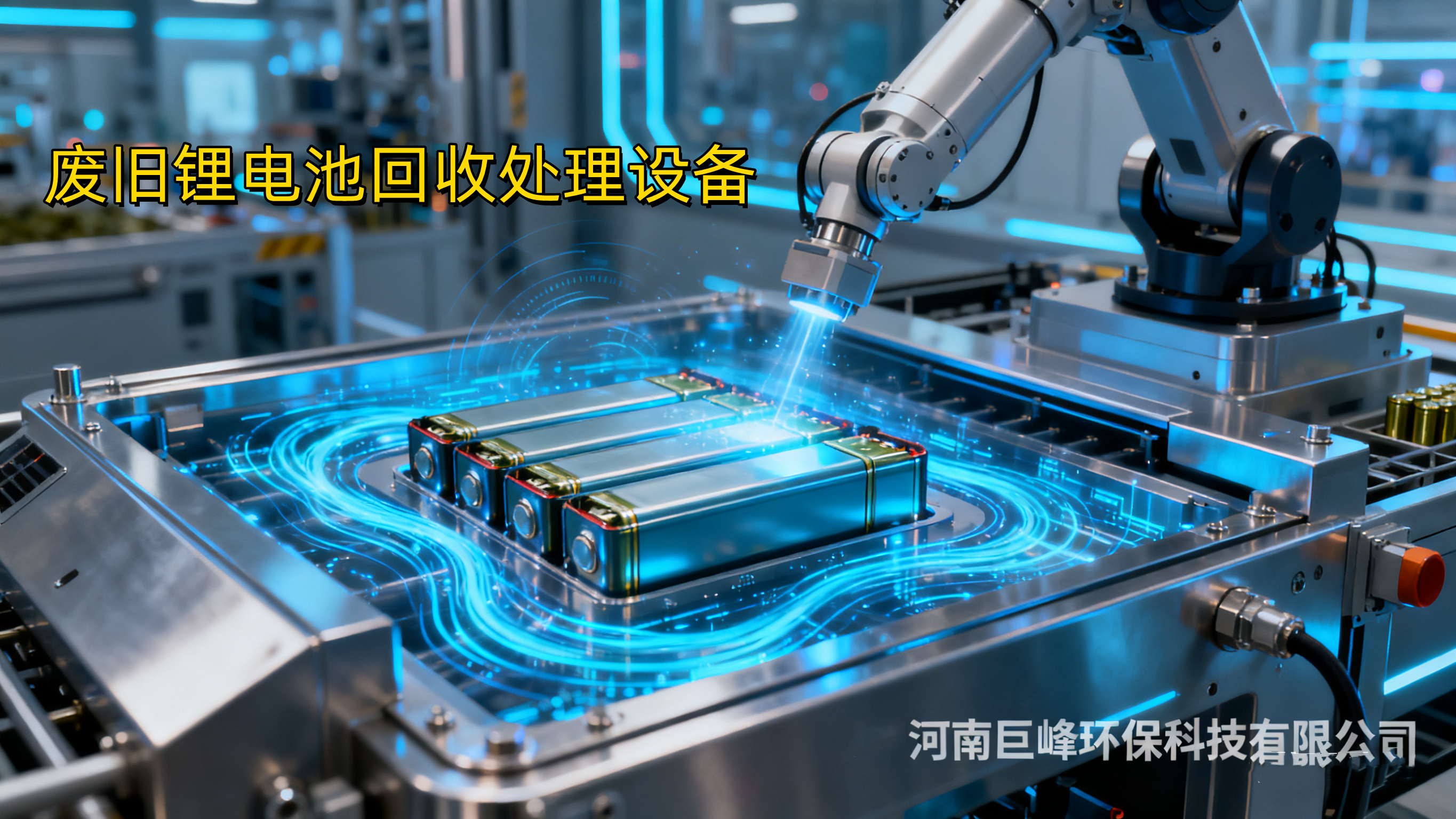 廢舊鋰電池回收處理設備